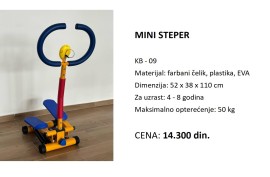 MINI STEPER - do 8 god. - DEČJE SPRAVE ZA VEŽBANJE, Trstenik