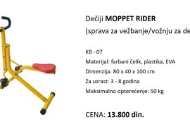 MOPPET RIDER - do 8 god. - DEČJE SPRAVE ZA VEŽBANJE, Trstenik