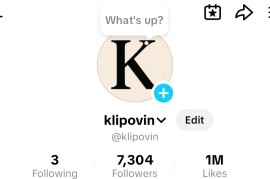 Tiktok profil 7.3k pratioca, Trnava