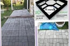 Čelični kalupi za betoniranje dvorišta, Beograd