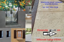 Silikonski kalupi za štampani beton i uređenje dvorišta, Beograd