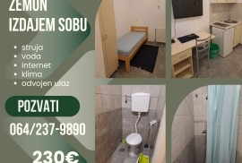 Zemun, naselje Nova Galenika, izdajem sobu za zaposlenu osobu