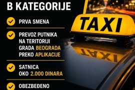 Potreban taxi vozač, Beograd