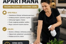 Potrebna žena za održavanje apartmana , Požarevac